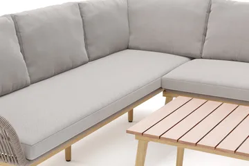 Morrocco Loungegrupp utomhus med repdetaljer för altan och terrass - Brun - Products - Utemöbler & utemiljö - Loungemöbler - Loungeset & loungegrupp
