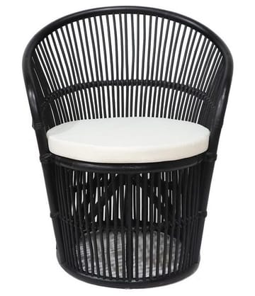 Narva fåtölj i rotting - Svart - Svart - Products - Utemöbler & utemiljö - Loungemöbler - Loungestol utomhus