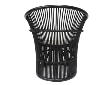 Narva fåtölj i rotting - Svart - Svart - Products - Utemöbler & utemiljö - Loungemöbler - Loungestol utomhus