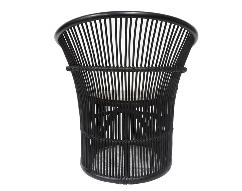 Narva fåtölj i rotting - Svart - Svart - Products - Utemöbler & utemiljö - Loungemöbler - Loungestol utomhus