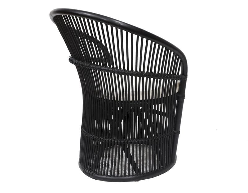 Narva fåtölj i rotting - Svart - Svart - Products - Utemöbler & utemiljö - Loungemöbler - Loungestol utomhus