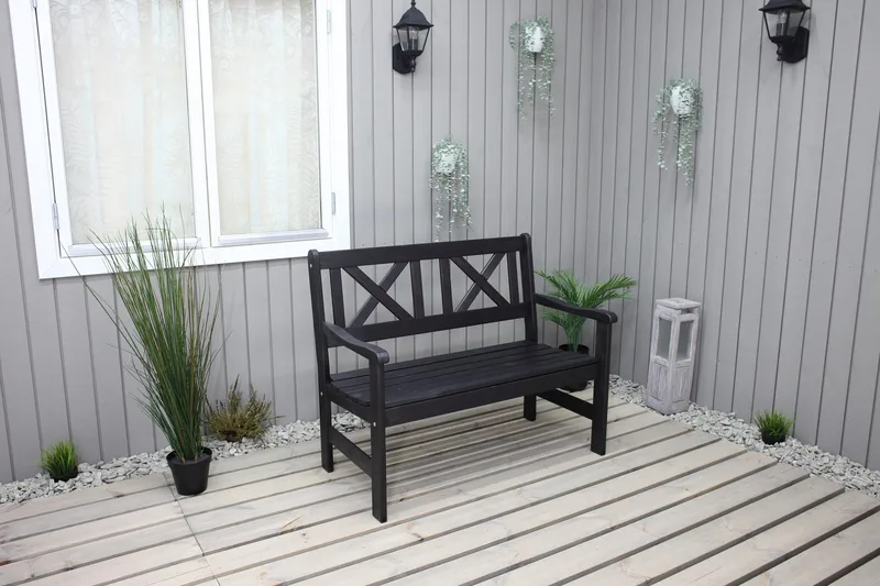 Olivo 2-sits Utesoffa - Kaffesvart - Products - Utemöbler & utemiljö - Loungemöbler - Loungesoffor