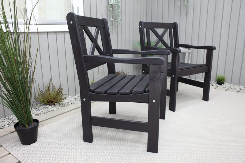 Olivo Utefåtölj - Svart - Products - Utemöbler & utemiljö - Loungemöbler - Loungestol utomhus