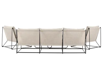 Palazzo Soffgrupp Utomhus 5-sits - Svart/Beige - Products - Utemöbler & utemiljö - Loungemöbler - Loungeset & loungegrupp