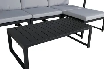 Salvador Loungegrupp Utomhus - Grå/Svart - Products - Utemöbler & utemiljö - Loungemöbler - Loungeset & loungegrupp