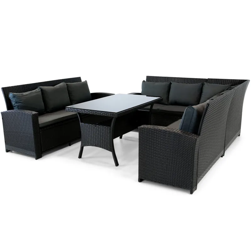 Soffgrupp utemöbler | Inbyggd förvaring | Lyfco Sannäs - Products - Utemöbler & utemiljö - Loungemöbler - Loungeset & loungegrupp