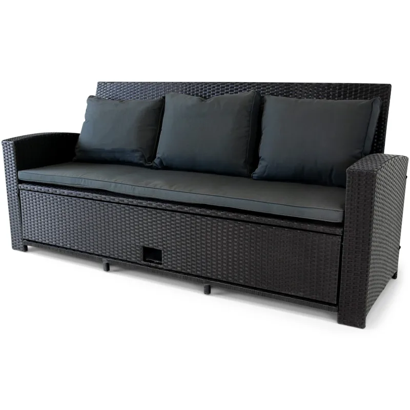 Soffgrupp utemöbler | Inbyggd förvaring | Lyfco Sannäs - Products - Utemöbler & utemiljö - Loungemöbler - Loungeset & loungegrupp