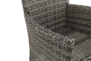 Thor Utefåtölj – Loungefåtölj Utemöbler i Konstrotting - Svart / Grå - Products - Utemöbler & utemiljö - Loungemöbler - Loungestol utomhus