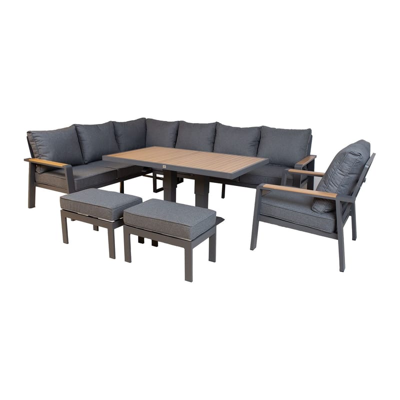 Trädgårdsmöbelset Telor - grå - Products - Utemöbler & utemiljö - Loungemöbler - Loungeset & loungegrupp