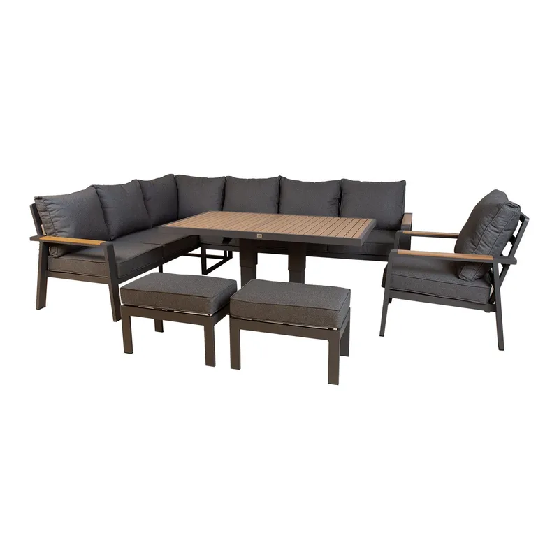 Trädgårdsmöbelset Telor - grå - Products - Utemöbler & utemiljö - Loungemöbler - Loungeset & loungegrupp