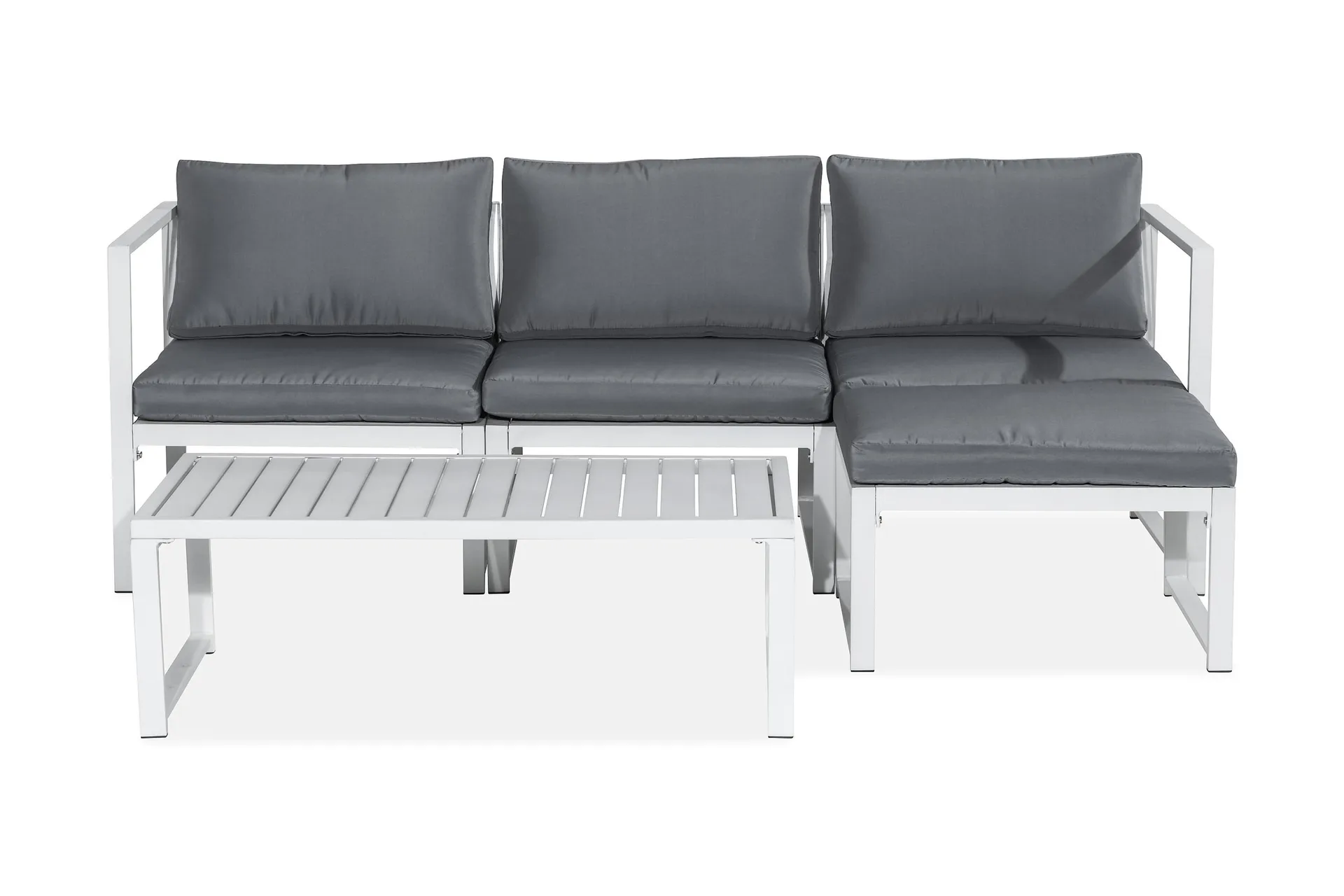 Tunis Loungegrupp Utomhus - 4-sits Loungeset Utemöbler för Uteplats