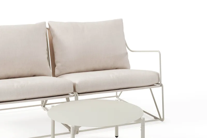 Usteryd Utesoffa 2-sits med Usteryd Soffbord - Beige - Products - Utemöbler & utemiljö - Loungemöbler - Loungeset & loungegrupp