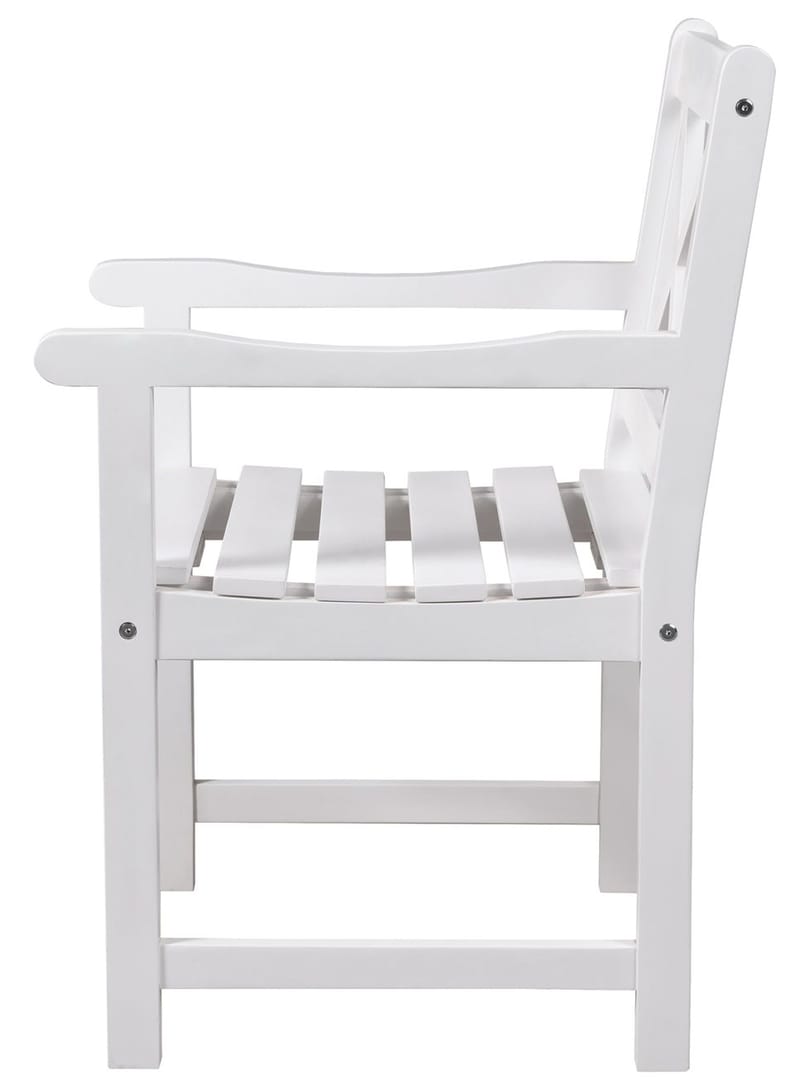 Utefåtölj Bohus Furu - Vitmålad - Products - Utemöbler & utemiljö - Loungemöbler - Loungestol utomhus