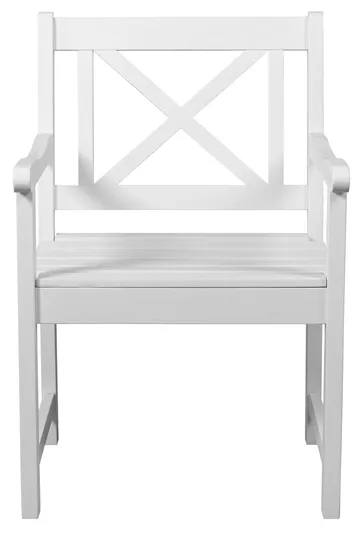 Utefåtölj Bohus Furu - Vitmålad - Products - Utemöbler & utemiljö - Loungemöbler - Loungestol utomhus