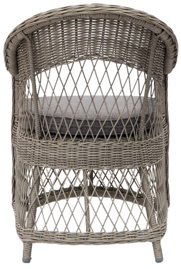 Utefåtölj grå/rotting - Marbella - Grå - Products - Utemöbler & utemiljö - Loungemöbler - Loungestol utomhus