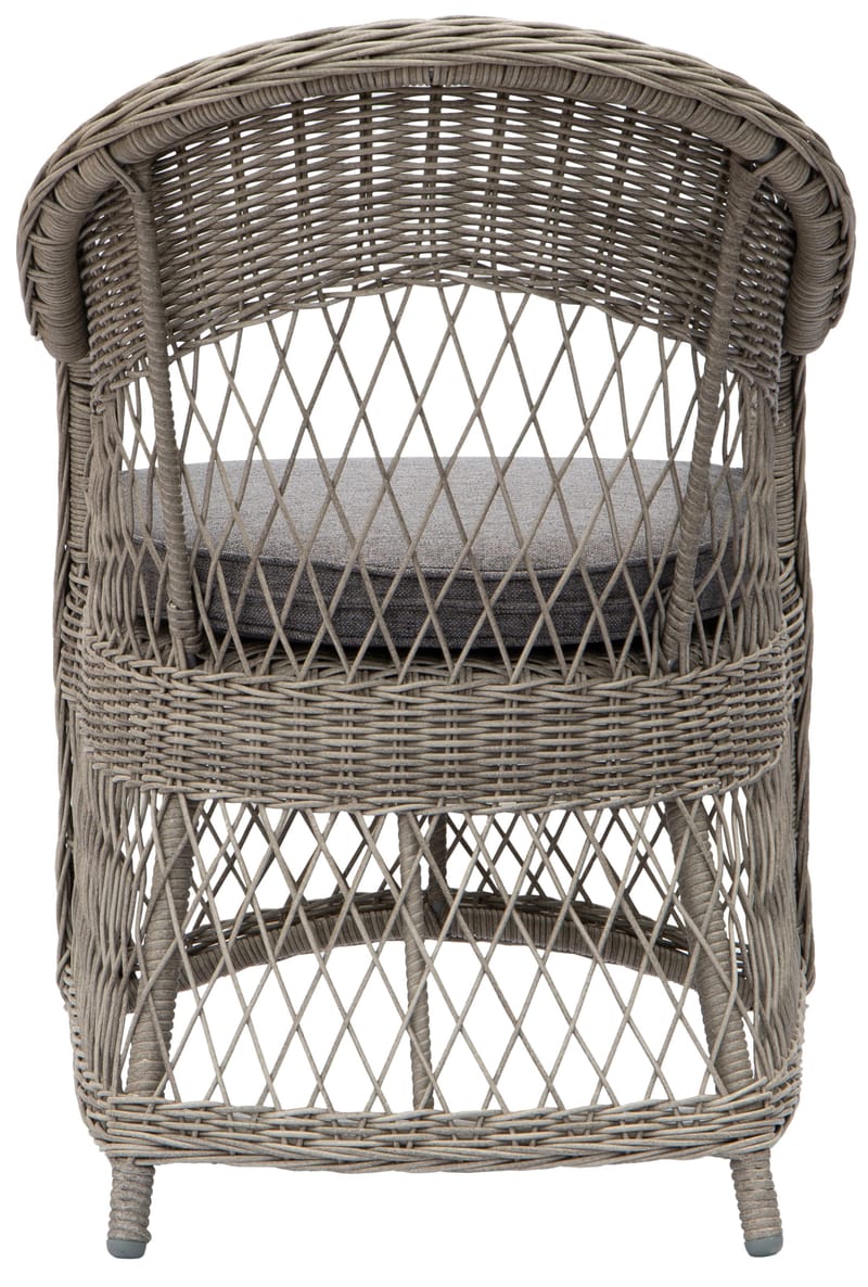 Utefåtölj grå/rotting - Marbella - Grå - Products - Utemöbler & utemiljö - Loungemöbler - Loungestol utomhus