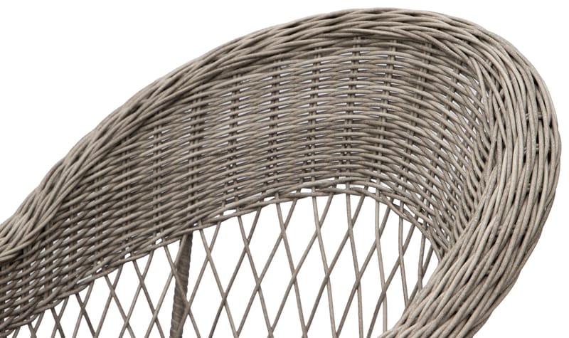 Utefåtölj grå/rotting - Marbella - Grå - Products - Utemöbler & utemiljö - Loungemöbler - Loungestol utomhus