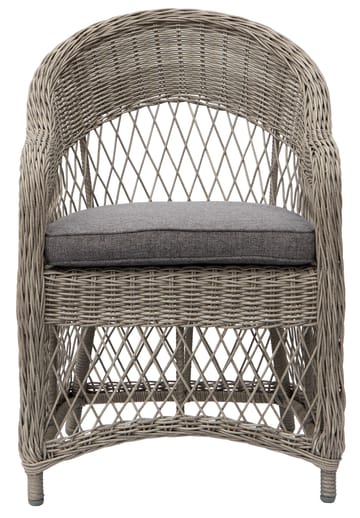 Utefåtölj grå/rotting - Marbella - Grå - Products - Utemöbler & utemiljö - Loungemöbler - Loungestol utomhus