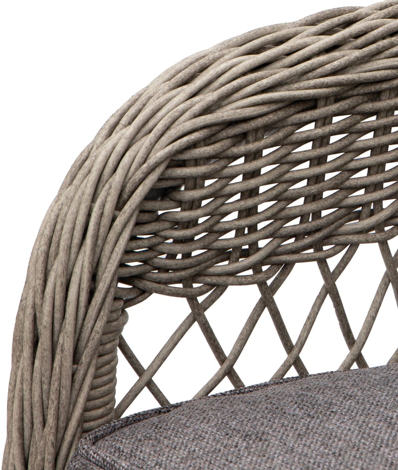 Utefåtölj grå/rotting - Marbella - Grå - Products - Utemöbler & utemiljö - Loungemöbler - Loungestol utomhus