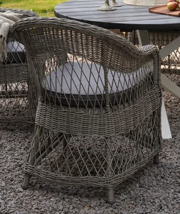 Utefåtölj grå/rotting - Marbella - Grå - Products - Utemöbler & utemiljö - Loungemöbler - Loungestol utomhus