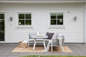 Virya HörnLoungegrupp Utomhus med Dynor Grå - Venture Home - Products - Utemöbler & utemiljö - Loungemöbler - Loungeset & loungegrupp