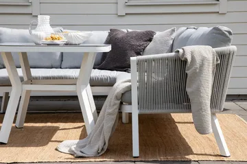 Virya HörnLoungegrupp Utomhus med Dynor Grå - Venture Home - Products - Utemöbler & utemiljö - Loungemöbler - Loungeset & loungegrupp