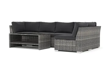Wisconsin utomhus L-soffa 5-sits vändbar - Grå - Products - Utemöbler & utemiljö - Loungemöbler - Loungeset & loungegrupp