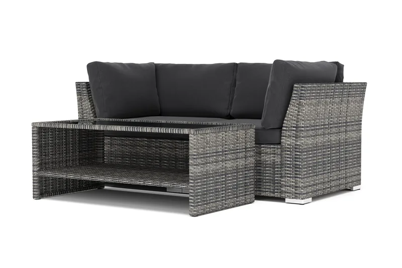 Wisconsin utomhus rak 2-sits soffa - Grå - Products - Utemöbler & utemiljö - Loungemöbler - Loungeset & loungegrupp