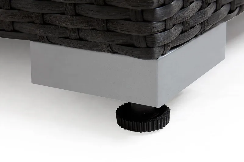 Wisconsin Premium Utefåtölj – Loungefåtölj för Uterum och Altan i Konstrotting - Svart - Products - Utemöbler & utemiljö - Loungemöbler - Loungestol utomhus