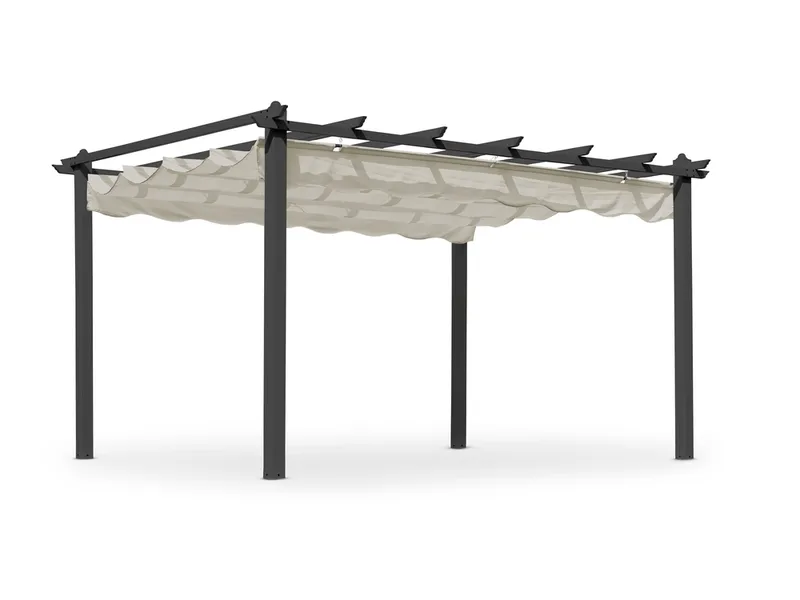 Hillerstorp Skanör Pergola 300 x 400 cm, Svart