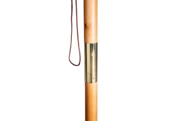 Naxos Parasoll Rund Ø300 cm Svart/Natur - Venture Home - Products - Utemöbler & utemiljö - Solskydd - Parasoll