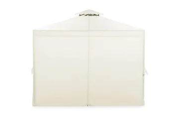 Bermuda komplett paviljong inkl tak och väggar 3x4m - Offwhite - Products - Utemöbler & utemiljö - Solskydd - Paviljong - Komplett paviljong