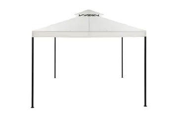 Bermuda komplett paviljong inkl tak och väggar 3x3m - Offwhite - Products - Utemöbler & utemiljö - Solskydd - Paviljong - Komplett paviljong