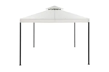 Bermuda komplett paviljong inkl tak och väggar 3x4m - Offwhite - Products - Utemöbler & utemiljö - Solskydd - Paviljong - Komplett paviljong