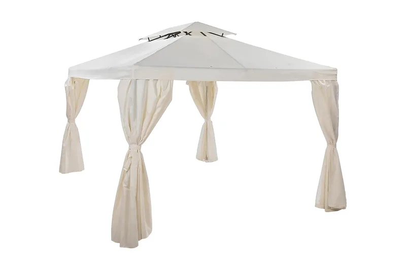 Komplett paviljong Comfort Garden Bermuda Paviljong 3x4 m – Offwhite Offwhite - Products - Utemöbler & utemiljö - Solskydd - Paviljong - Komplett paviljong