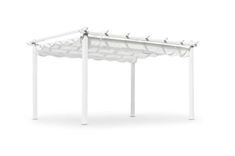 Pergola Hillerstorp Skanör 300 x 400 cm - Vit - Products - Utemöbler & utemiljö - Solskydd - Pergola