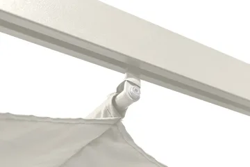 Porto Pergola 3x3 m i aluminium med tak för solskydd - Vit - Products - Utemöbler & utemiljö - Solskydd - Pergola