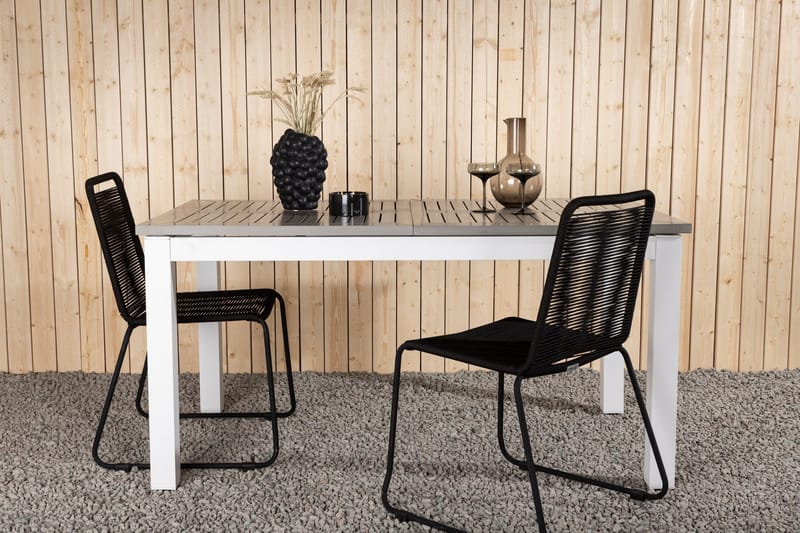 Albany Matbord Utomhus 152-210 cm - Grå/Vit - Products - Utemöbler & utemiljö - Utebord & trädgårdsbord - Matbord utomhus