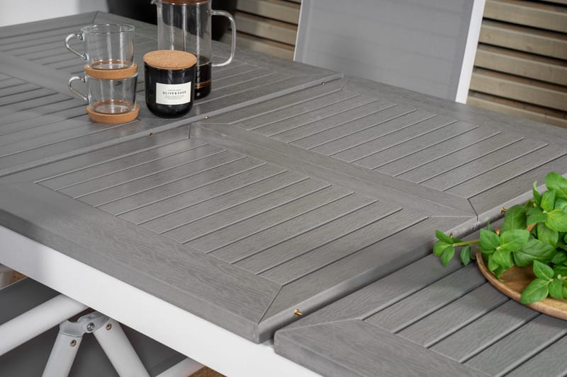 Albany Matbord Utomhus 152-210 cm - Grå/Vit - Products - Utemöbler & utemiljö - Utebord & trädgårdsbord - Matbord utomhus