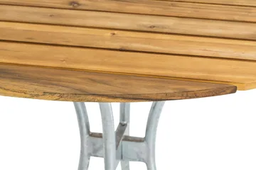 Arild Litet Runt Matbord Utomhus 110 cm - Utebord i Akaciaträ för Trädgård och Altan - Ljusbrun Natur - Products - Utemöbler & utemiljö - Utebord & trädgårdsbord - Matbord utomhus