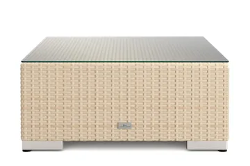 Bahamas Divanmodul - Loungebord utomhus 75x75 cm till soffor - Beige - Products - Utemöbler & utemiljö - Utebord & trädgårdsbord - Loungebord & soffbord utomhus