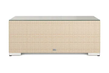 Bahamas Soffbord Utomhus 113x58 cm Konstrotting - Beige - Products - Utemöbler & utemiljö - Utebord & trädgårdsbord - Loungebord & soffbord utomhus