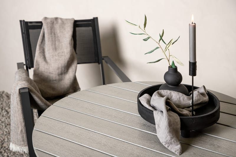 Break Matbord Utomhus Rund 90 cm - Vit - Products - Utemöbler & utemiljö - Utebord & trädgårdsbord - Matbord utomhus