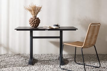 Denver Matbord Utomhus 120 cm - Svart - Products - Utemöbler & utemiljö - Utebord & trädgårdsbord - Matbord utomhus