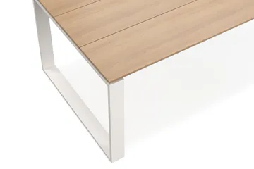 Devon Stort Rektangulärt Matbord utomhus 210x100 cm i aluminium - Beige - Products - Utemöbler & utemiljö - Utebord & trädgårdsbord - Matbord utomhus