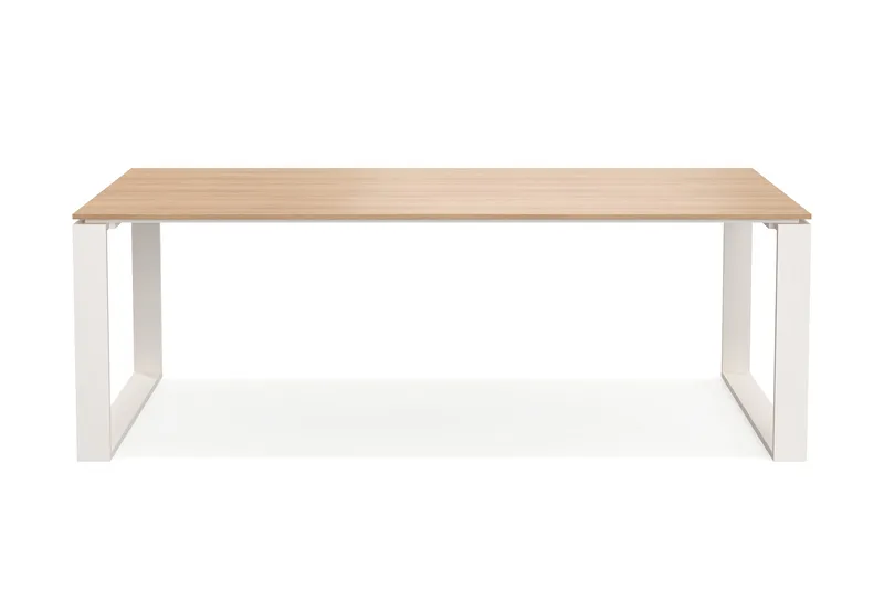 Devon Stort Rektangulärt Matbord utomhus 210x100 cm i aluminium - Beige - Products - Utemöbler & utemiljö - Utebord & trädgårdsbord - Matbord utomhus