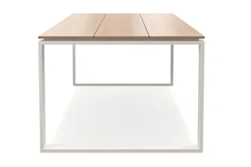 Devon Stort Rektangulärt Matbord utomhus 210x100 cm i aluminium - Beige - Products - Utemöbler & utemiljö - Utebord & trädgårdsbord - Matbord utomhus