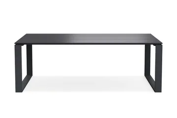 Devon Stort Rektangulärt Matbord utomhus 210x100 cm i aluminium - Svart - Products - Utemöbler & utemiljö - Utebord & trädgårdsbord - Matbord utomhus