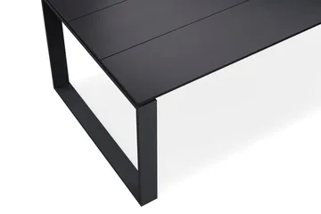 Devon Stort Rektangulärt Matbord utomhus 210x100 cm i aluminium - Svart - Products - Utemöbler & utemiljö - Utebord & trädgårdsbord - Matbord utomhus