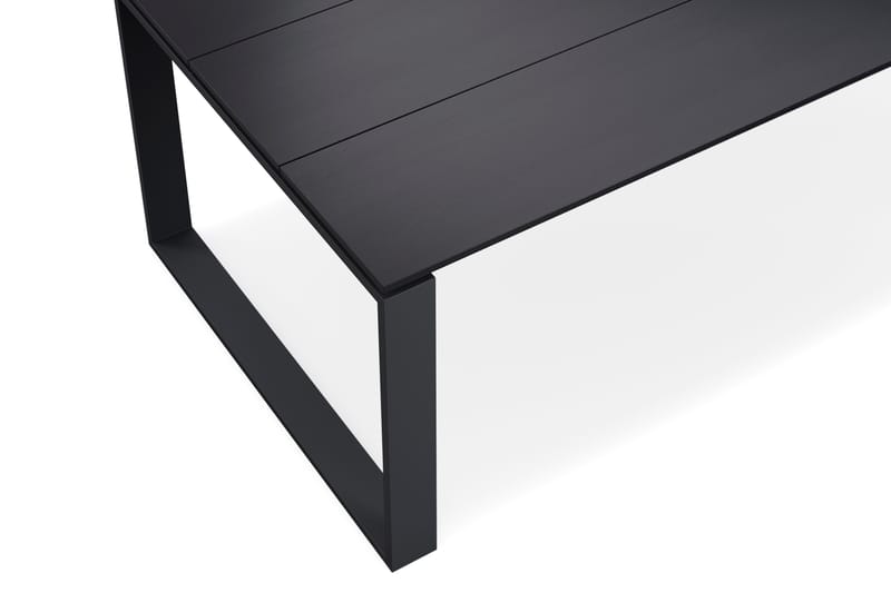 Devon Stort Rektangulärt Matbord utomhus 210x100 cm i aluminium - Svart - Products - Utemöbler & utemiljö - Utebord & trädgårdsbord - Matbord utomhus